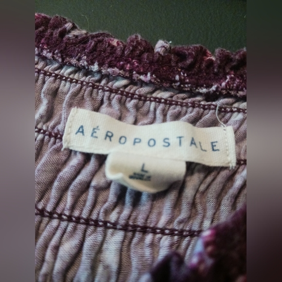 AEROPOSTALE LARGE MULTICOLORED WOMENS SUMMER TOP 🌞 - Picture 3 of 3